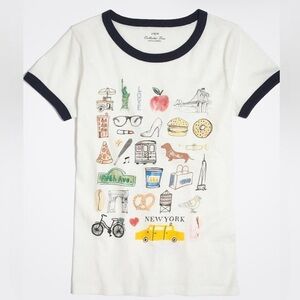 JCrew NYC graphic Tee